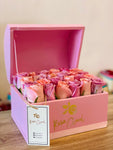 Mini Cofre con Rosas