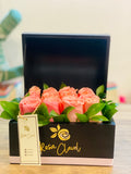 Mini Cofre con Rosas